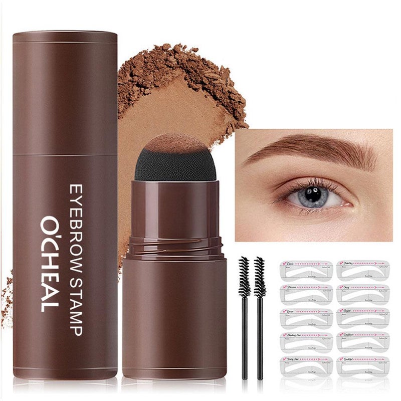 OCHEAL contouring eyebrow powder stick, eyebrow mascara, lazy person's eyebrow stamp, hairline contouring eyebrow powder stick